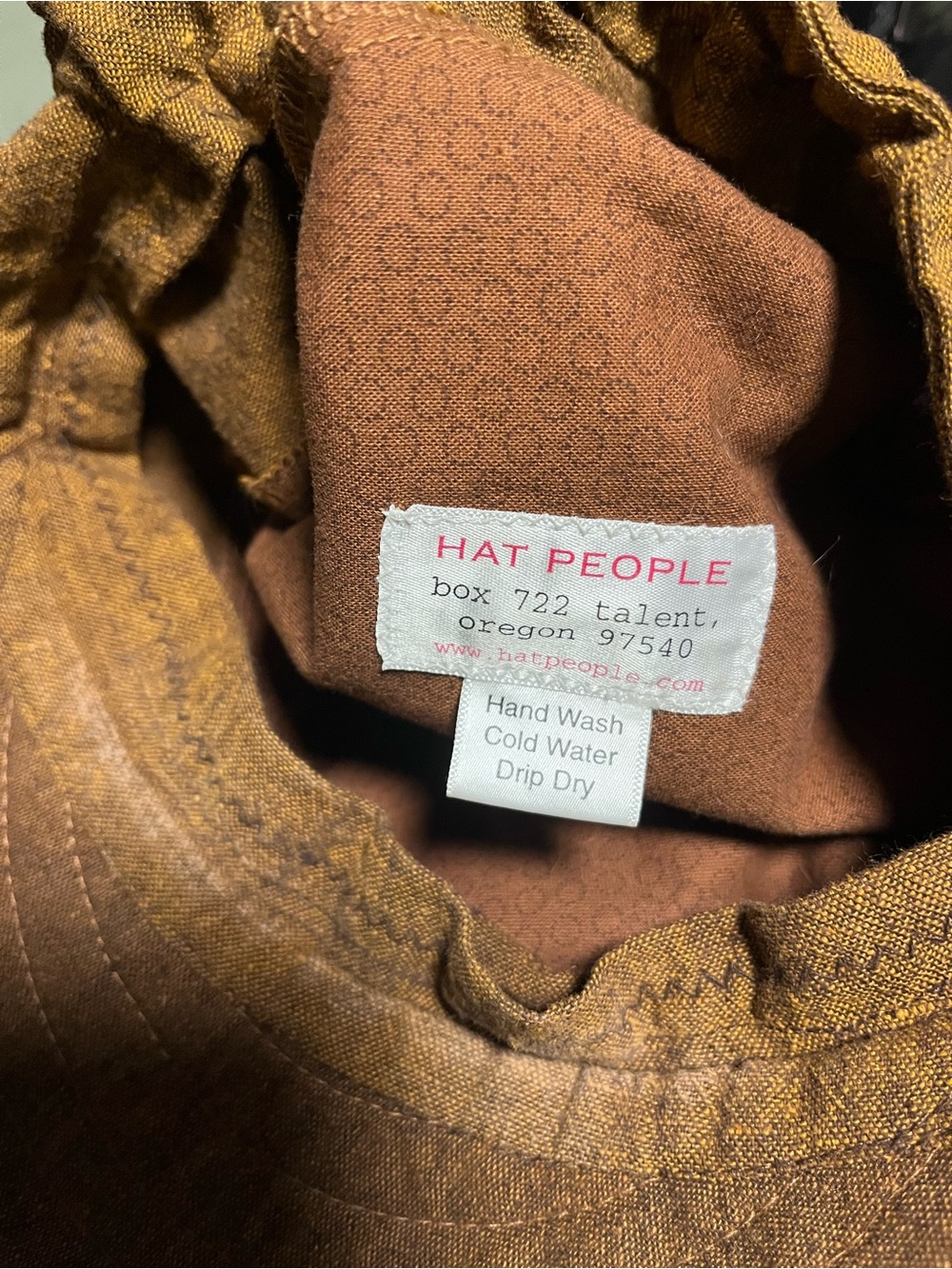 Terracotta Linen Blend Cap - Picture 5 of 6